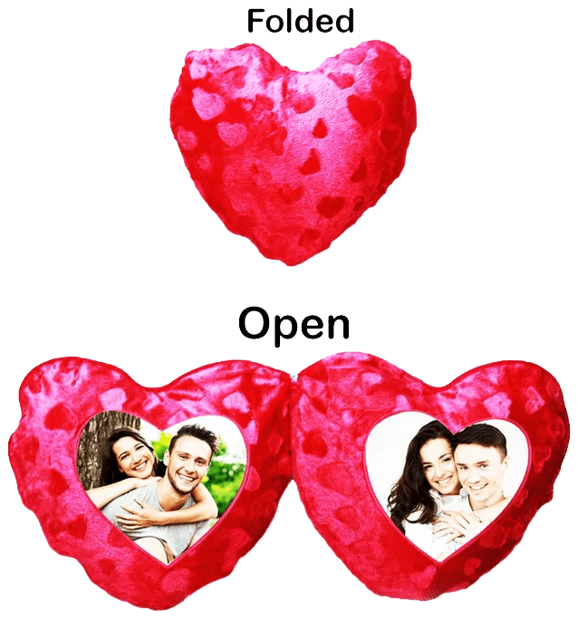 Heart Open/Close Cushion